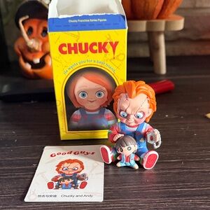 Authentic Pop Mart Chucky Good Guys Figure Set Opened (Chucky and Andy)